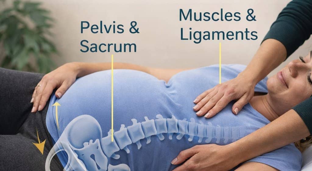 The Webster Technique: pelvis & sacrum analysis with related muscle and ligament release